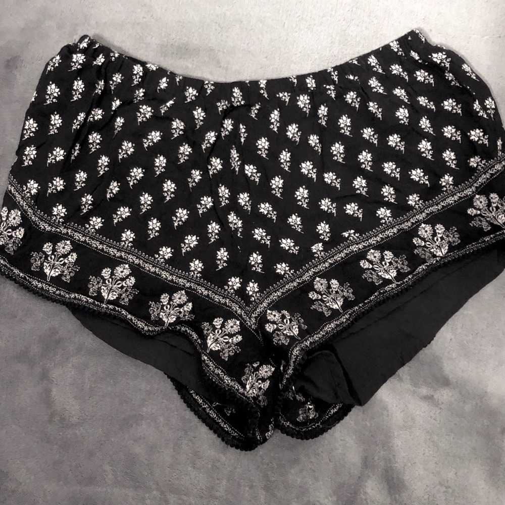 Zara Boho Mini Shorts